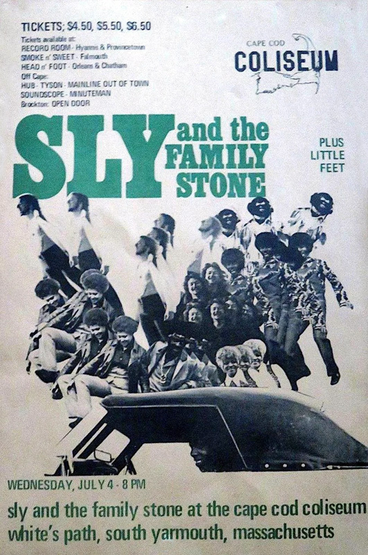 Sly and The Family Stone at Cape Cod Coliseum 1973 Sly and The Family Stone at Cape Cod Coliseum 1973