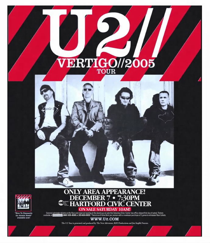 U2 at Hartford Civic Center 2005 U2 at Hartford Civic Center 2005