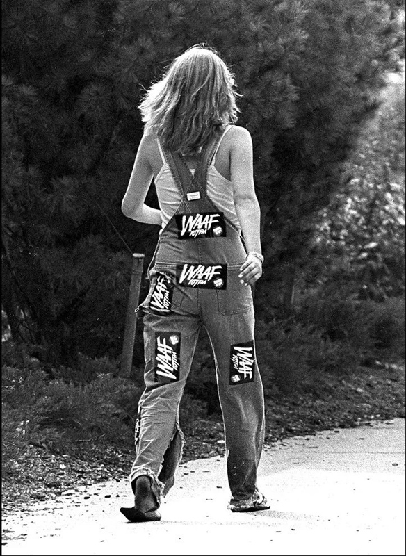 WAAF stickers – photo by Ron Pownall WAAF stickers - photo by Ron Pownall