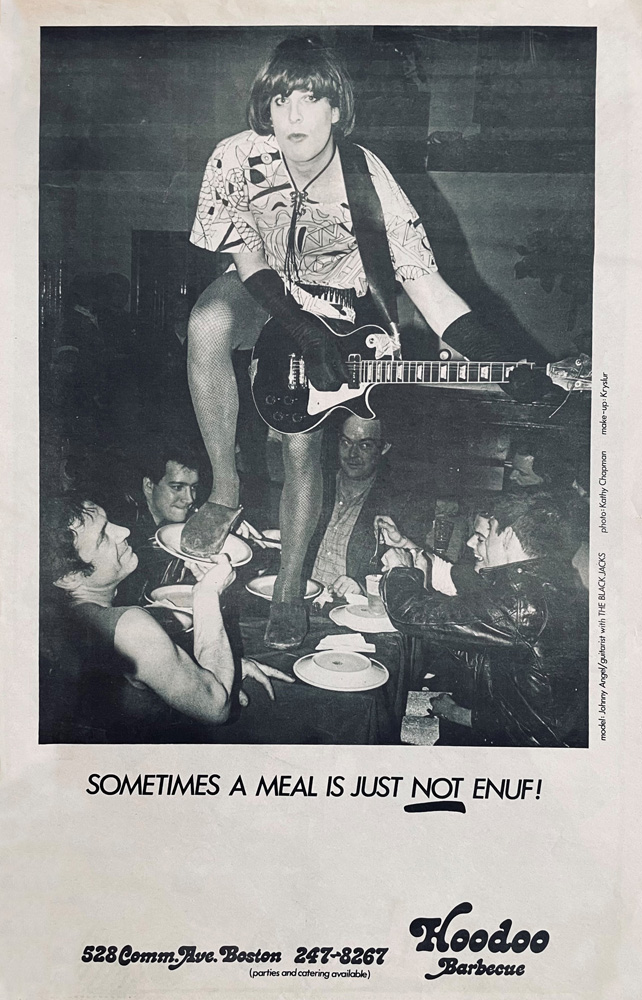 Johnny Angel – Hoodoo Barbecue Ad – photo by Kathy Chapman Johnny Angel - Hoodoo Barbecue Ad - photo by Kathy Chapman