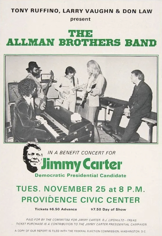Allman Brothers Jimmy Carter Benefit 1975 Allman Brothers Jimmy Carter Benefit 1975