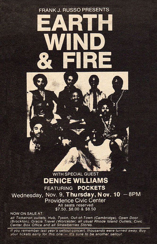 Earth Wind and Fire at Providence Civic Center Earth Wind and Fire at Providence Civic Center