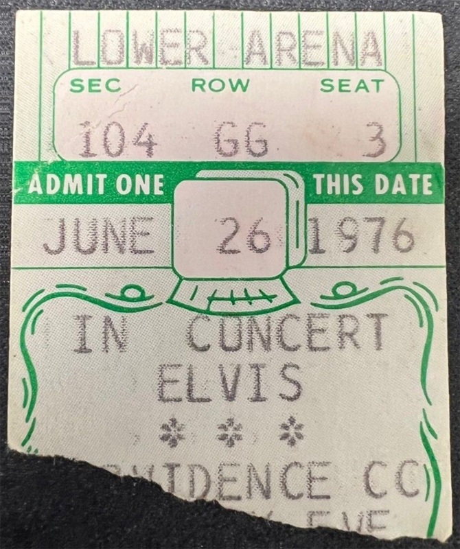 Elvis at Providence Civic Center 1976 Elvis at Providence Civic Center 1976