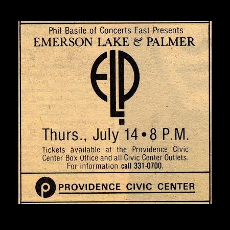 Emerson Lake & Palmer at Providence Civic Center Emerson Lake & Palmer at Providence Civic Center