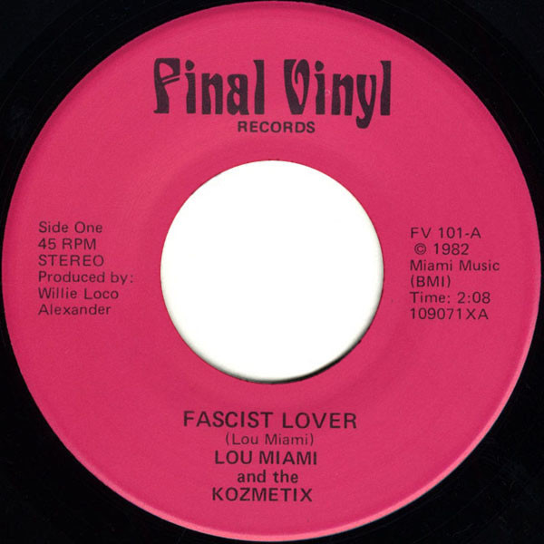 Lou Miami 45RPM record Lou Miami 45RPM record