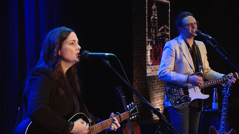 Lori McKenna and Mark Erelli at TCAN Lori McKenna and Mark Erelli at TCAN