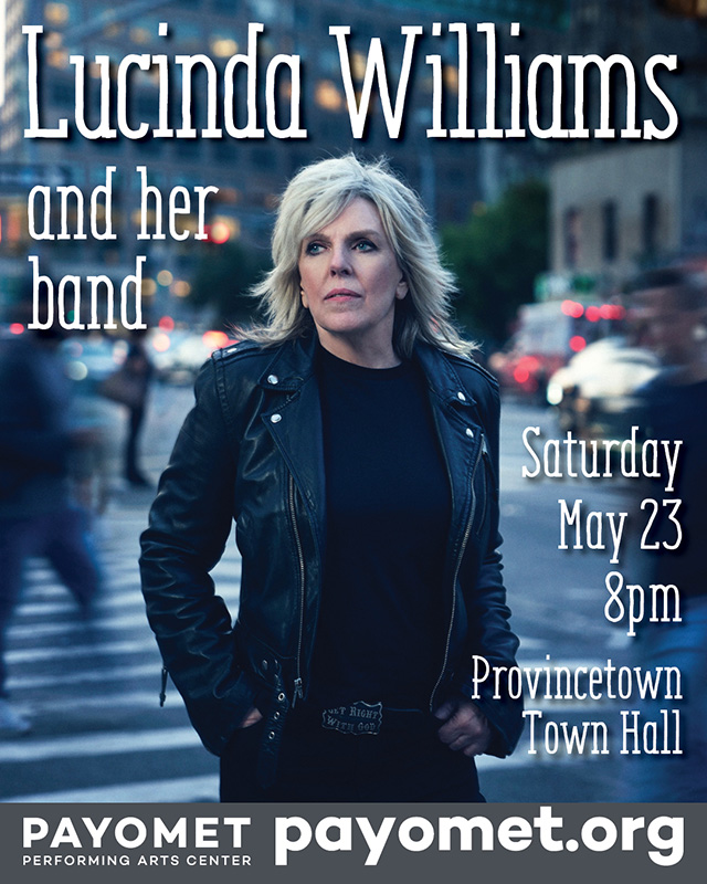 Lucinda Williams at Payomet Performing Arts Center Lucinda Williams at Payomet Performing Arts Center