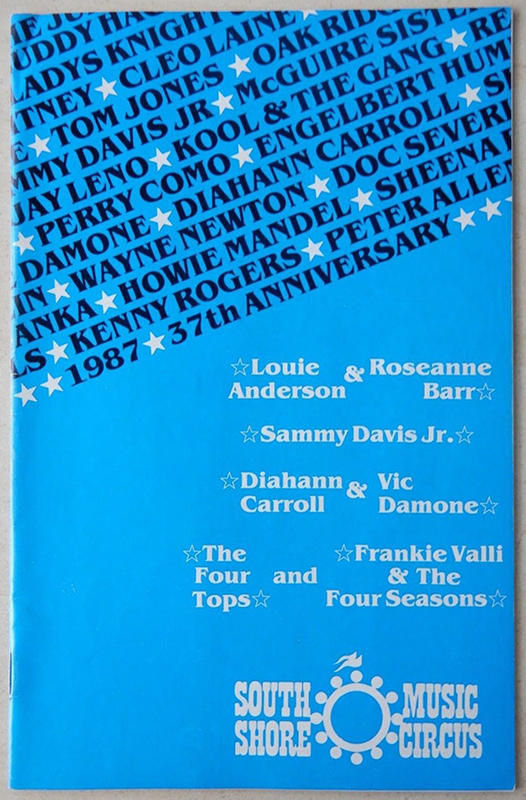 South Shore Music Circus Program 1987 South Shore Music Circus Program 1987