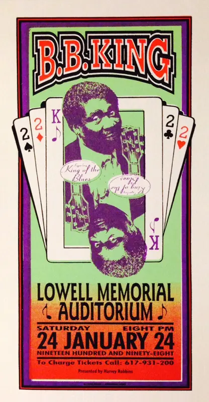 B.B. King at Lowell Memorial Auditorium 1998 B.B. King at Lowell Memorial Auditorium 1998