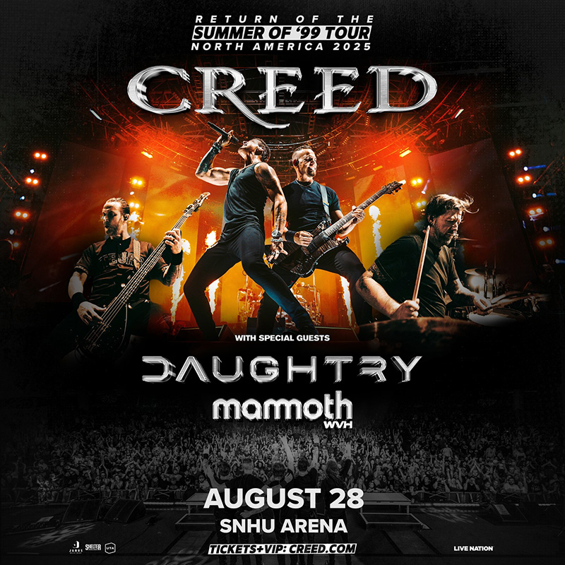 Creed at SNHU Arena Creed at SNHU Arena