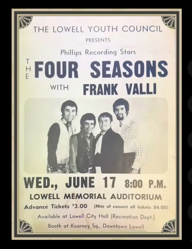 Four Seasons at Lowell Memorial Auditorium Four Seasons at Lowell Memorial Auditorium