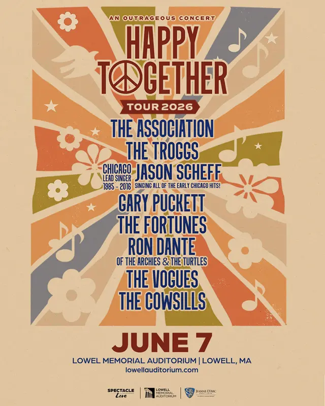 Happy Together Tour 2026 at Lowell Memorial Auditorium Happy Together Tour 2026 at Lowell Memorial Auditorium