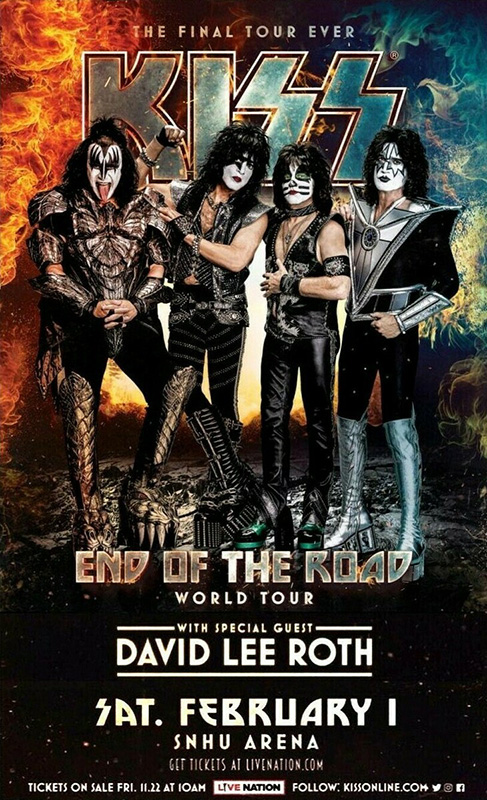 Kiss at SNHU Arena 2020 poster Kiss at SNHU Arena 2020 poster