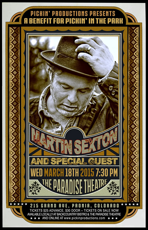 Martin Sexton at The Paradise CO Martin Sexton at The Paradise CO