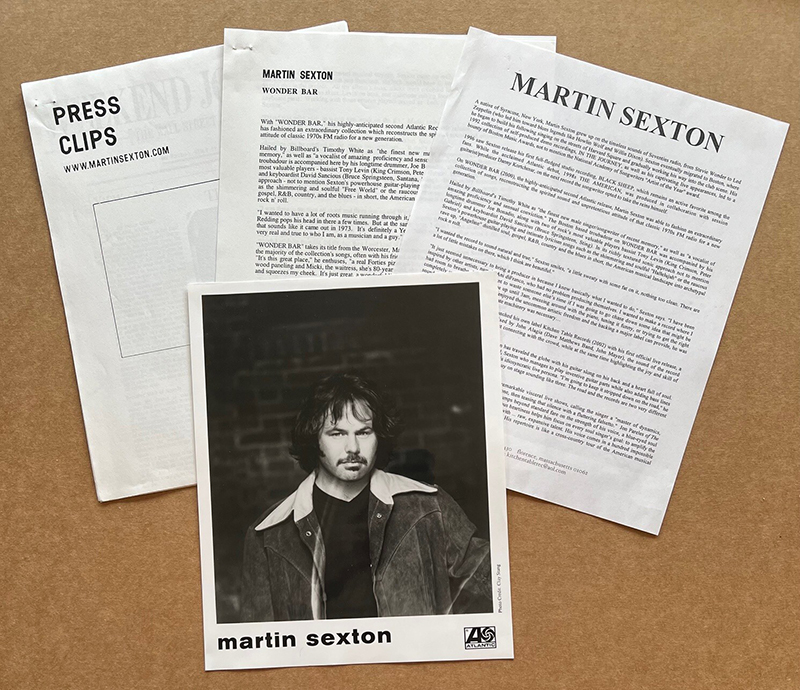 Martin Sexton press kit Martin Sexton press kit