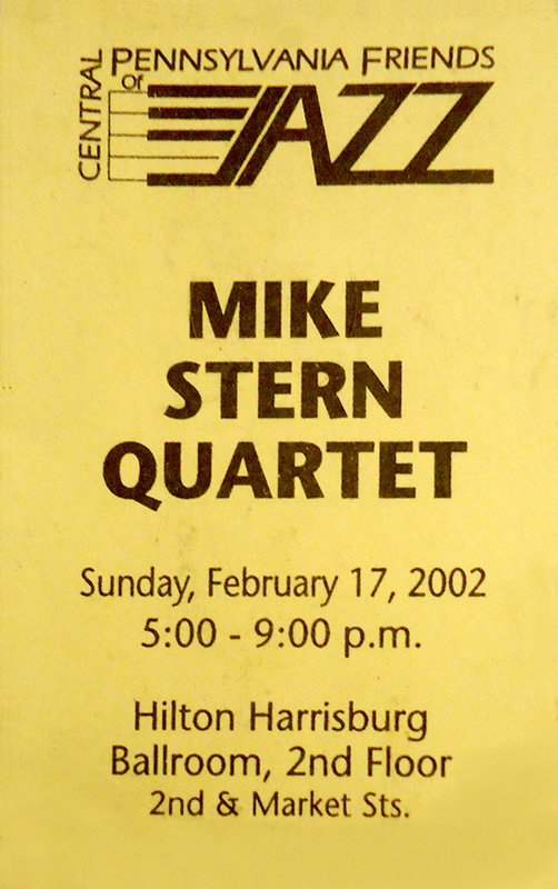 Mike Stern Quartet ticket