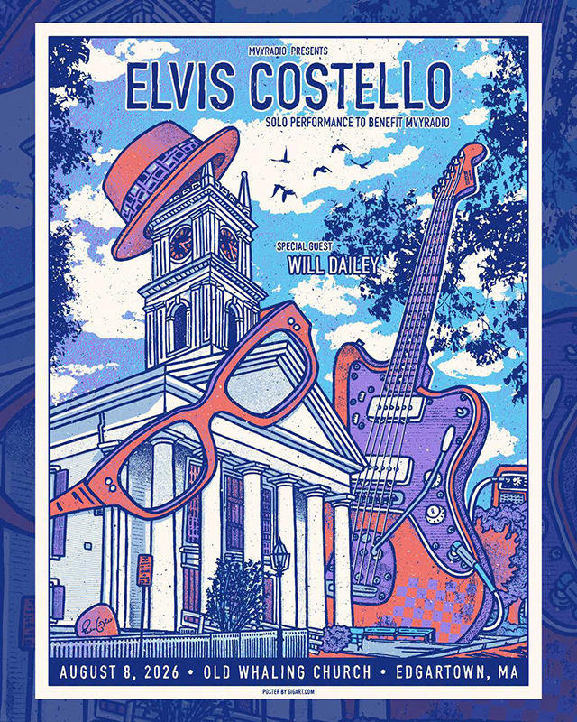 Elvis Costello and Will Dailey at Walking Church Elvis Costello and Will Dailey at Walking Church
