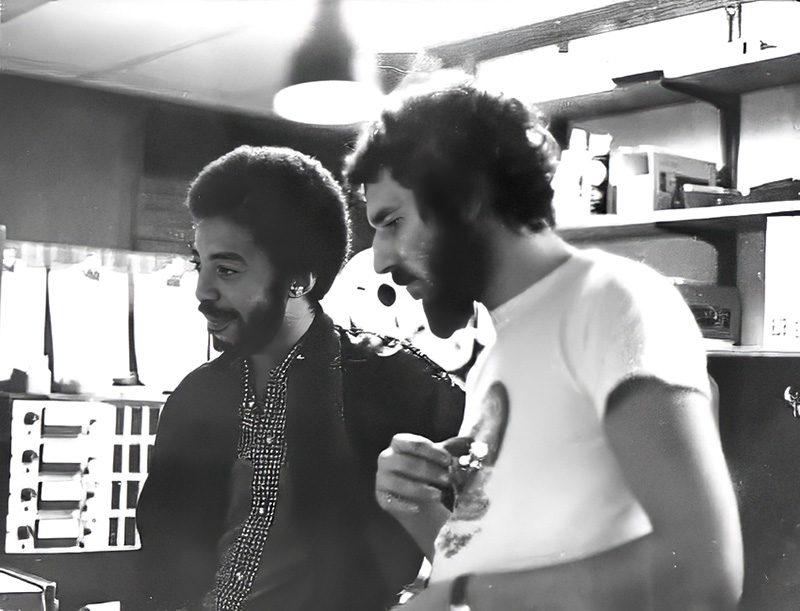 Tony Williams and Ben Sidran at Intermedia Sound Studios 1973 Tony Williams and Ben Sidran at Intermedia Sound Studios 1973