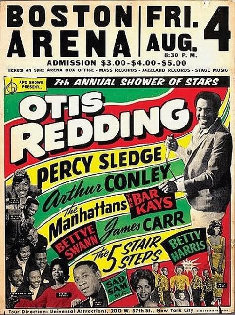 Otis Redding and Others at the Boston Arena, August 4, 1967