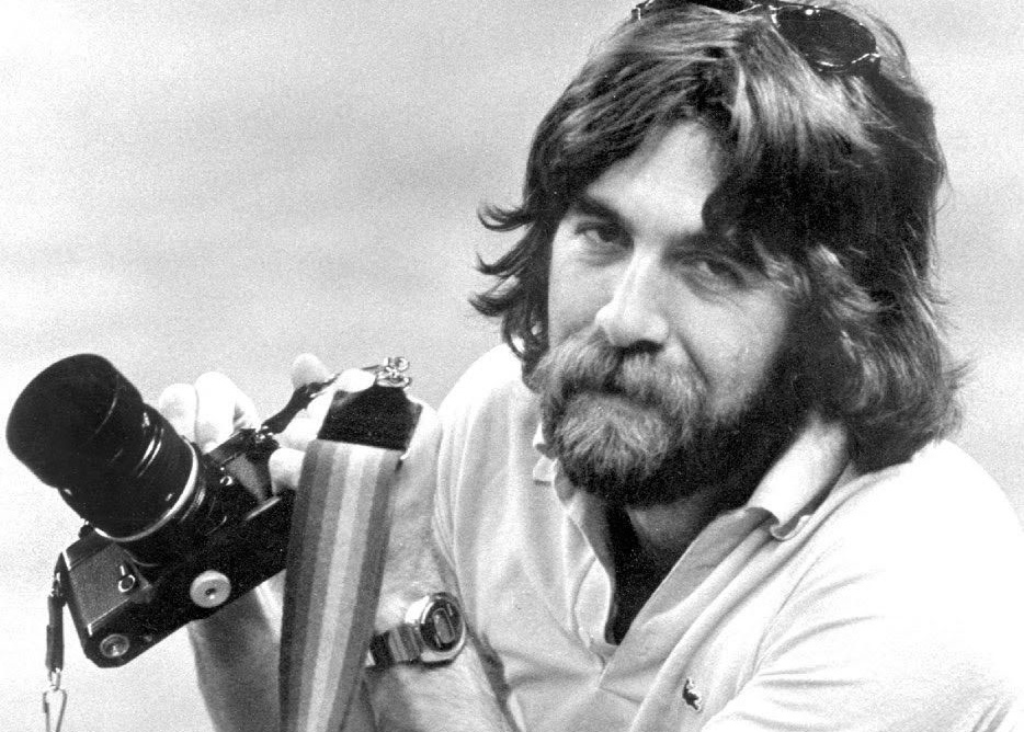 Ron Pownall shooting BOSTON (band) during soundcheck at the Pontiac Silverdome in 1977