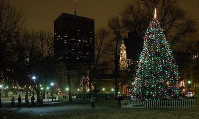 WBZ Christmas on Boston Common